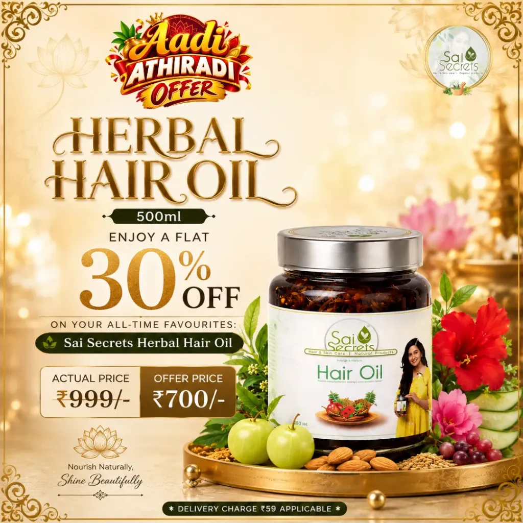 Aadi Athiradi Mega Offer Herbal Hair Oil 500ML