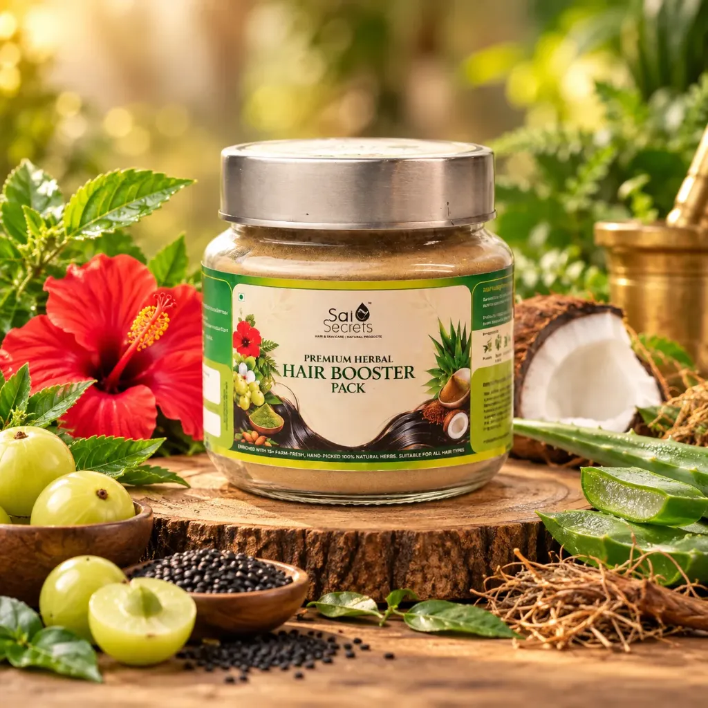 [HP1+CGS1] Herbal Hair Booster Pack Mini - 100Grm