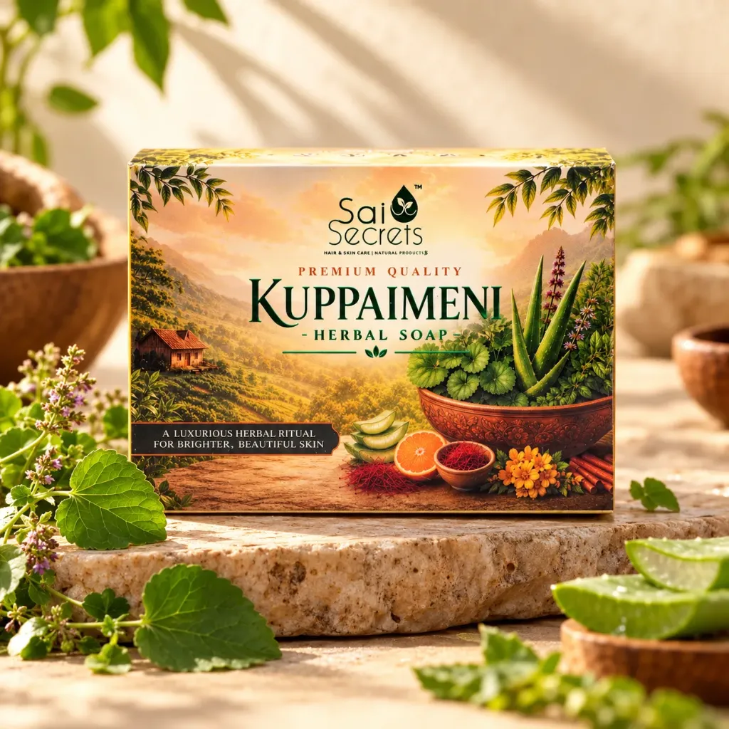 [KHS1] SAI SECRETS SKIN LIGHTENING KUPAIMENI HERBAL SOAP - PACK OF 1